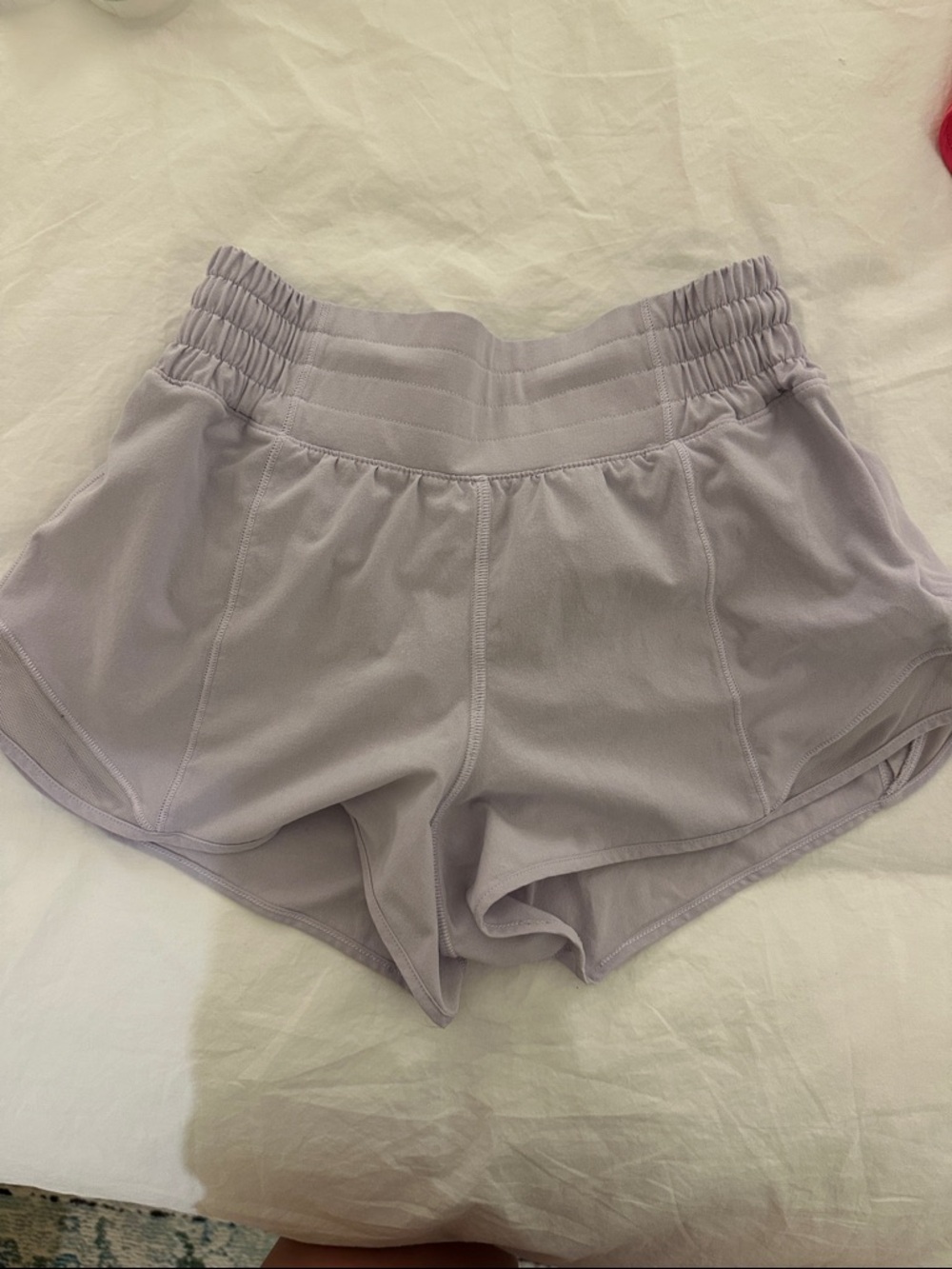 lululemon athletica Women's Athletic Shorts in Light Lavender- regular length